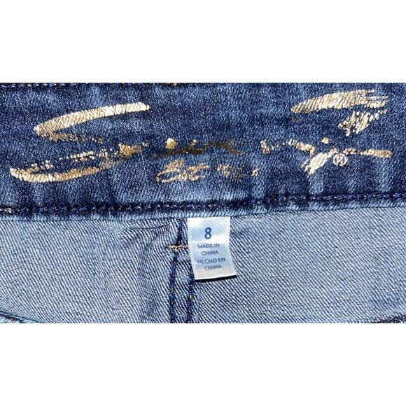 Seven7 Weekend Slim Fit Frayed Hem Ankle Jeans Size 8 (30X29) - Picture 5 of 6